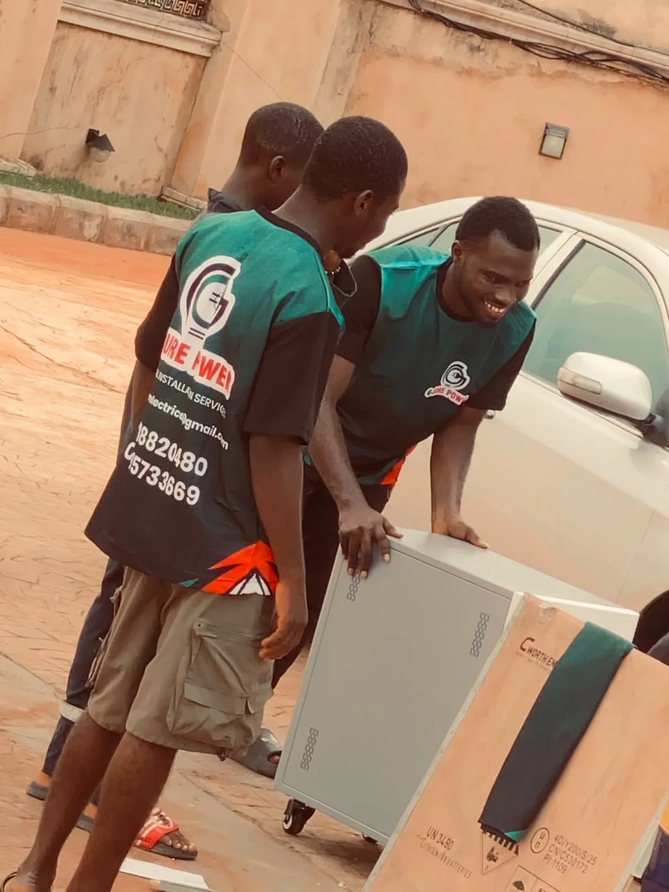 Equipment delivery by G-Sure Power Ltd